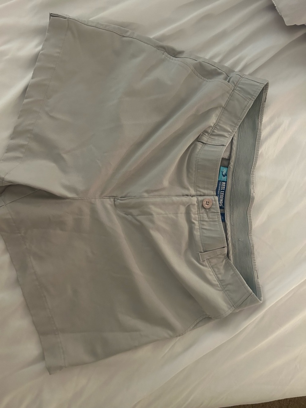 Reel Legends Light Gray Athletic Shorts